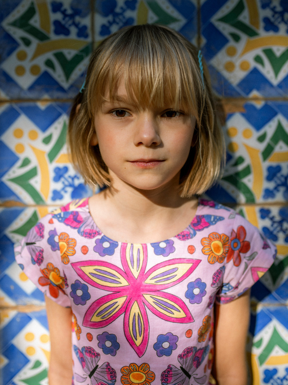 Tea Collection Tea Button Back Skirted Dress