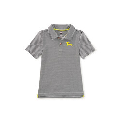Tea Collection Tea Striped Embroidered Polo