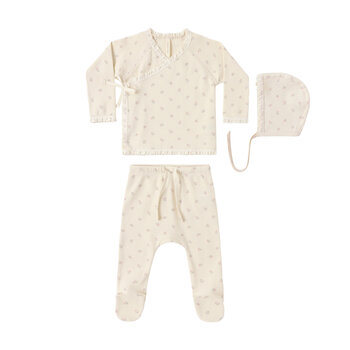 Quincy Mae Quincy Mae Mauve Ditsy Take Home Set