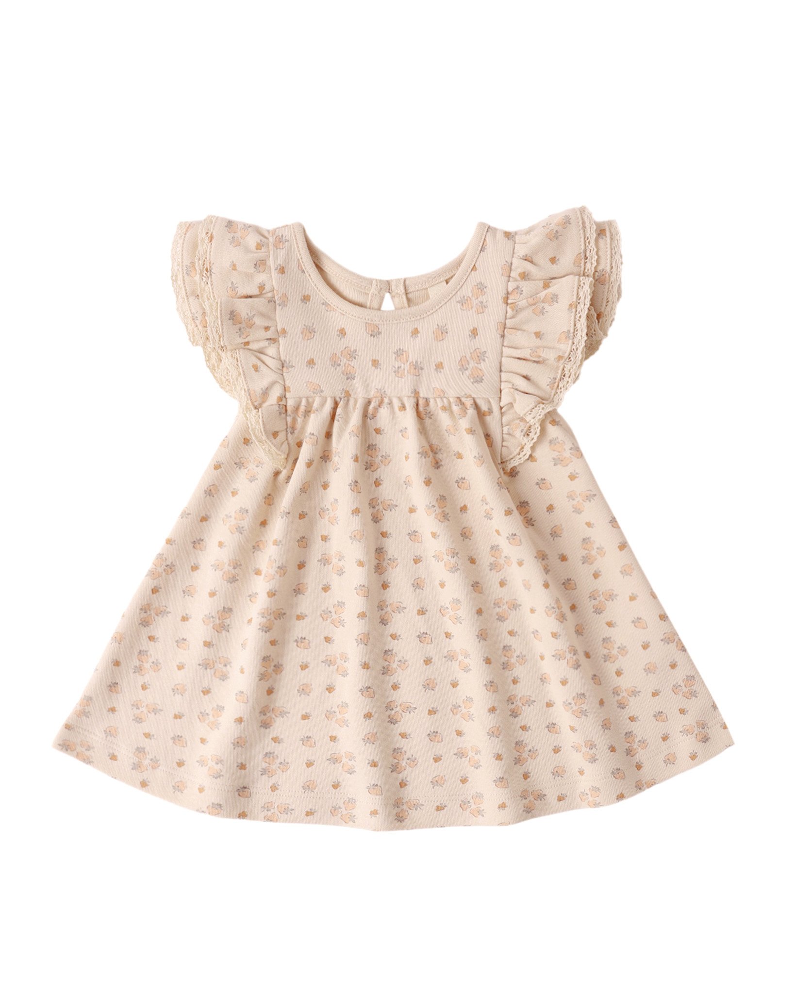 Quincy Mae Quincy Mae Strawberries Flutter Dress