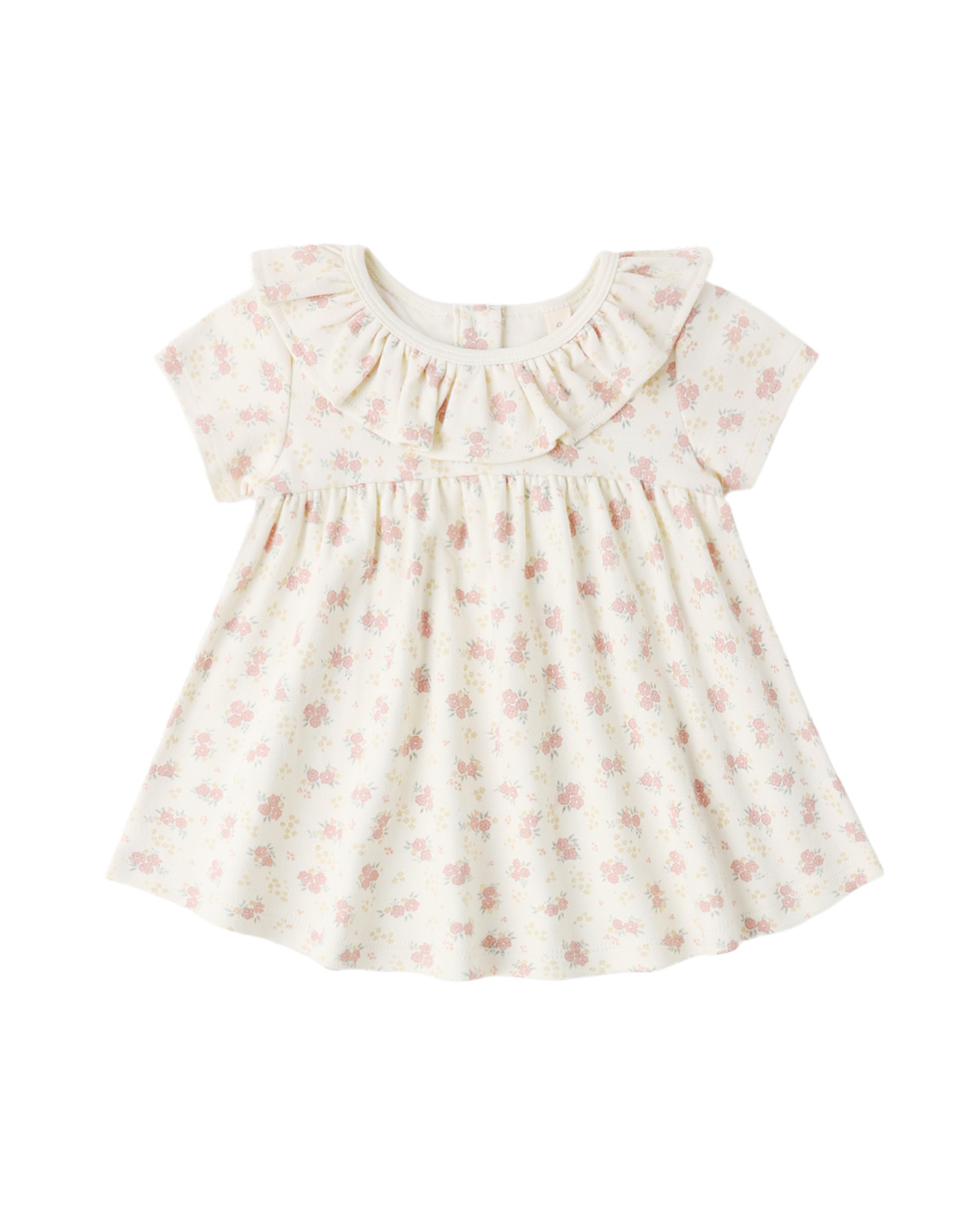 Quincy Mae Quincy Mae Flower Field Ruffle Collar Jersey Dress