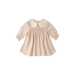 Quincy Mae Quincy Mae Pink Plaid Callie Dress