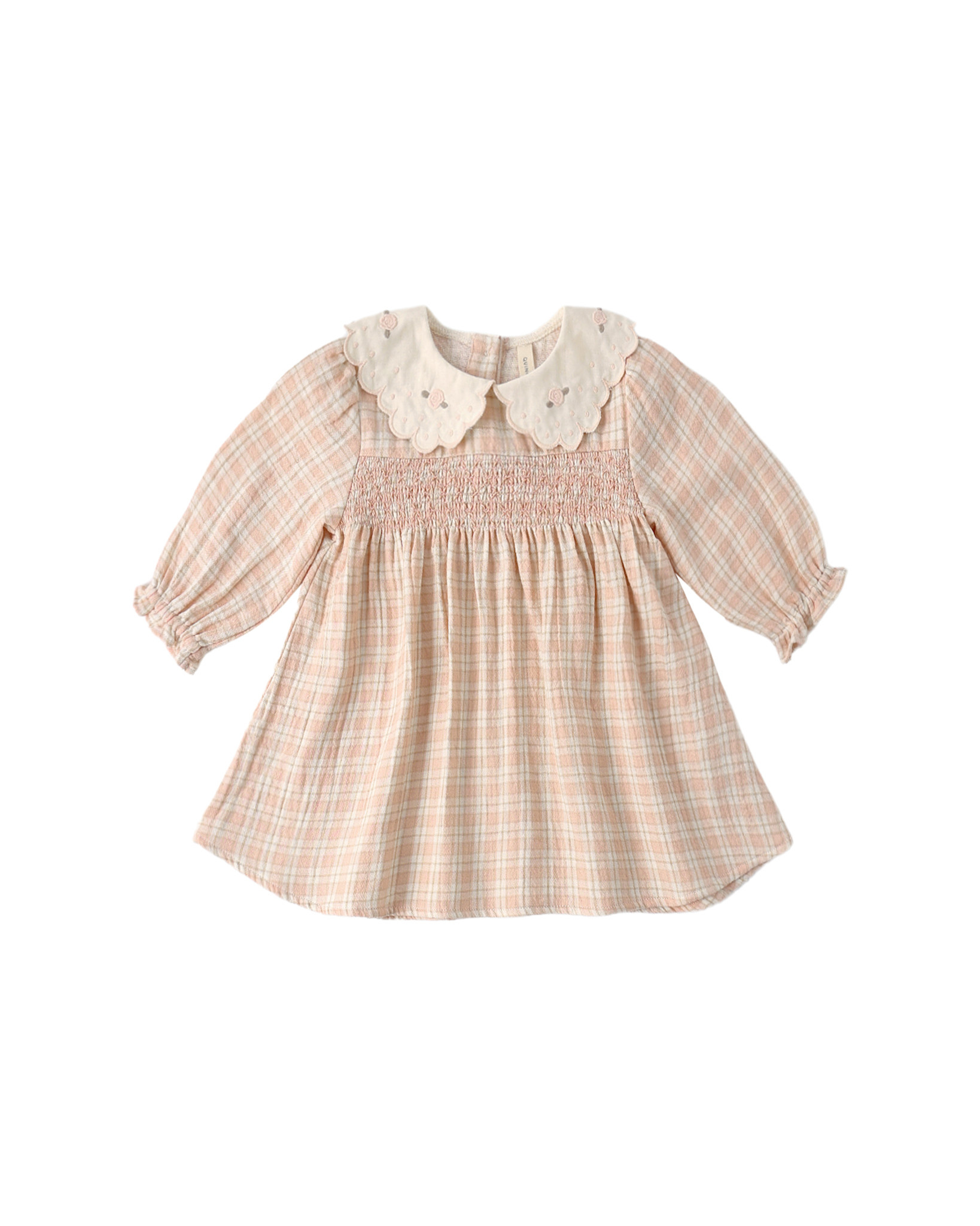 Quincy Mae Quincy Mae Pink Plaid Callie Dress