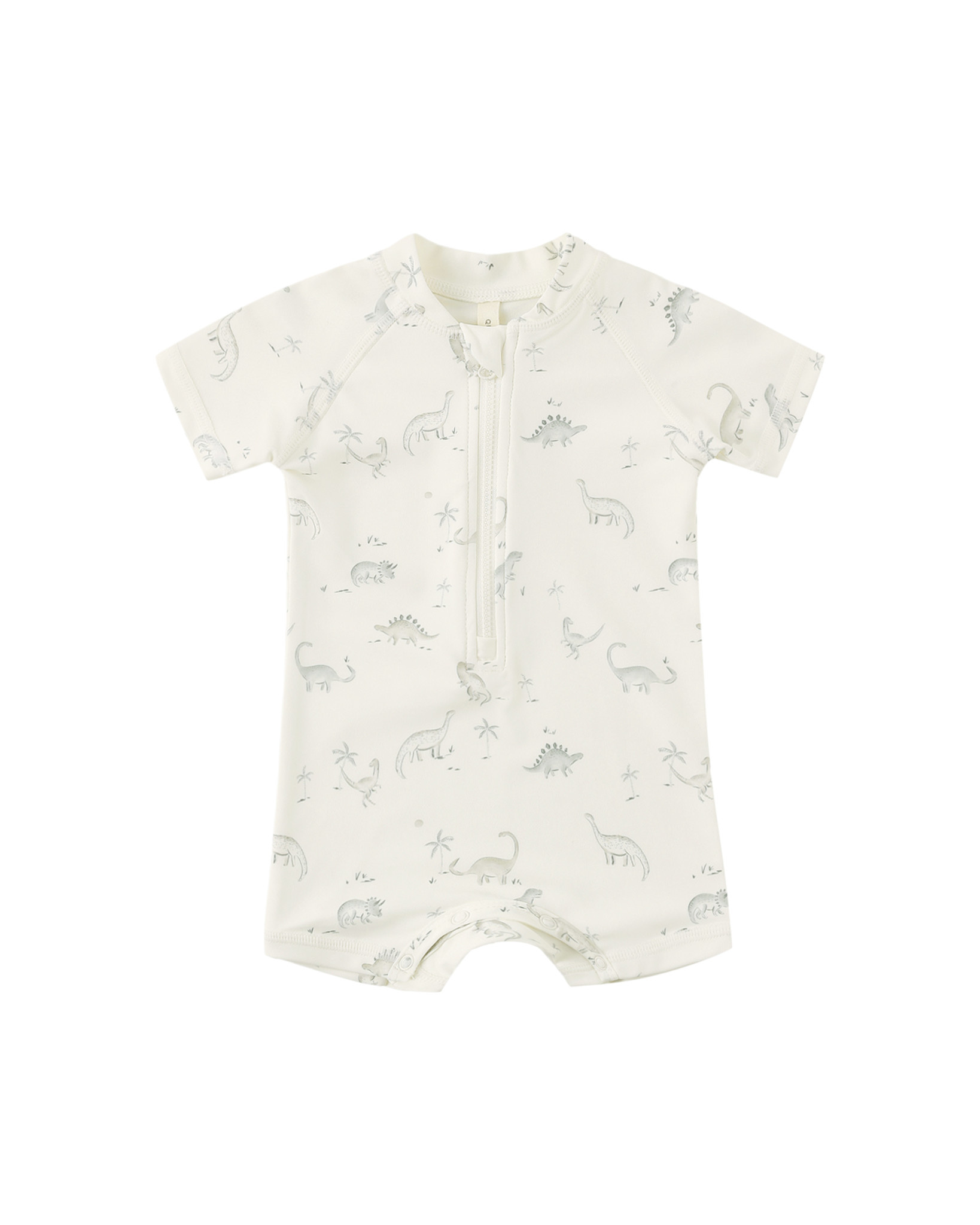 Quincy Mae Quincy Mae Dinosaur Zip Rashguard One-Piece
