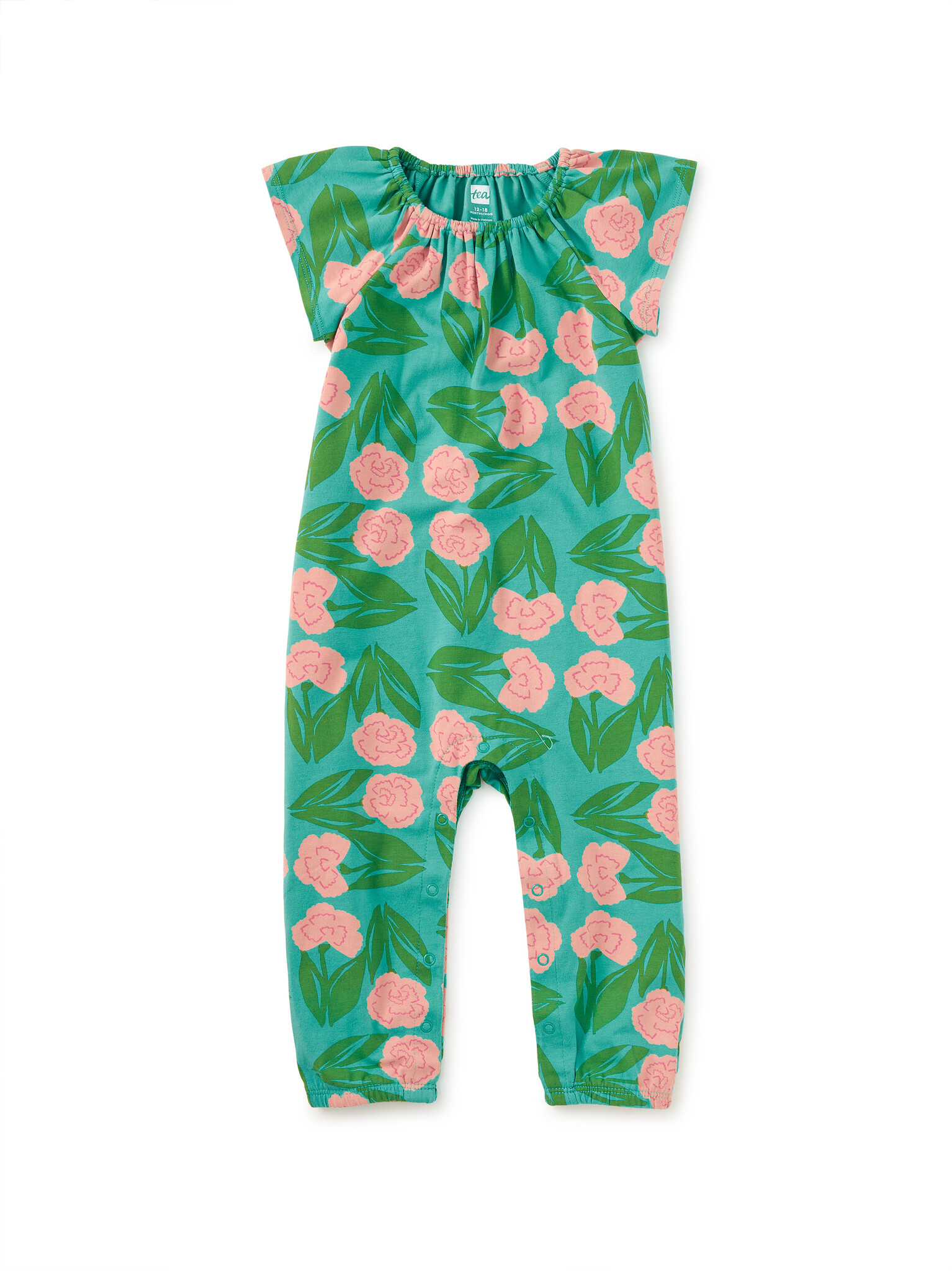 Tea Collection Tea Tulip Sleeve Baby Romper