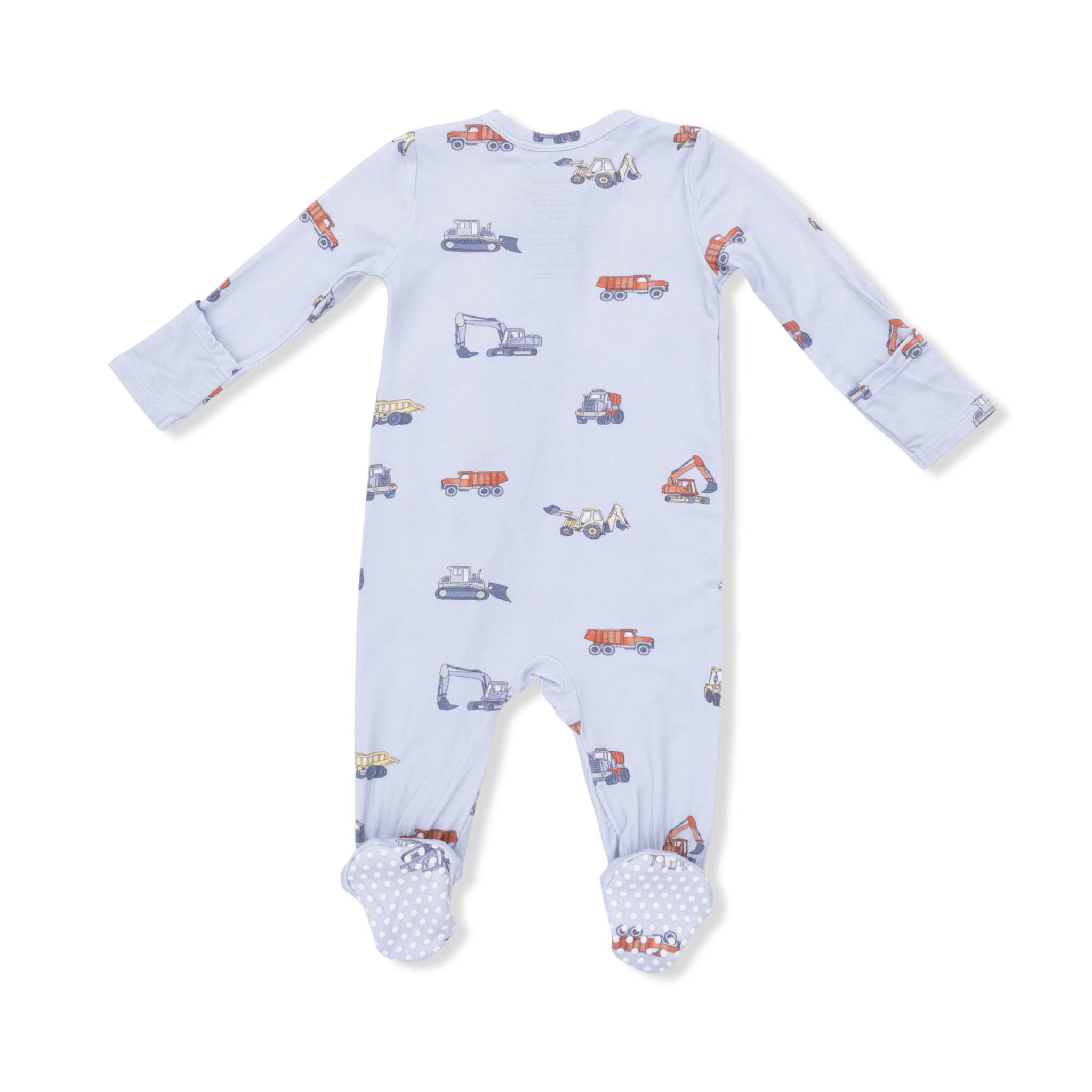 Angel Dear Angel Dear Construction Vehicles 2 Way Zipper Footie