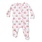 Angel Dear Angel Dear Sweet Strawberries 2 Way Zipper Footie