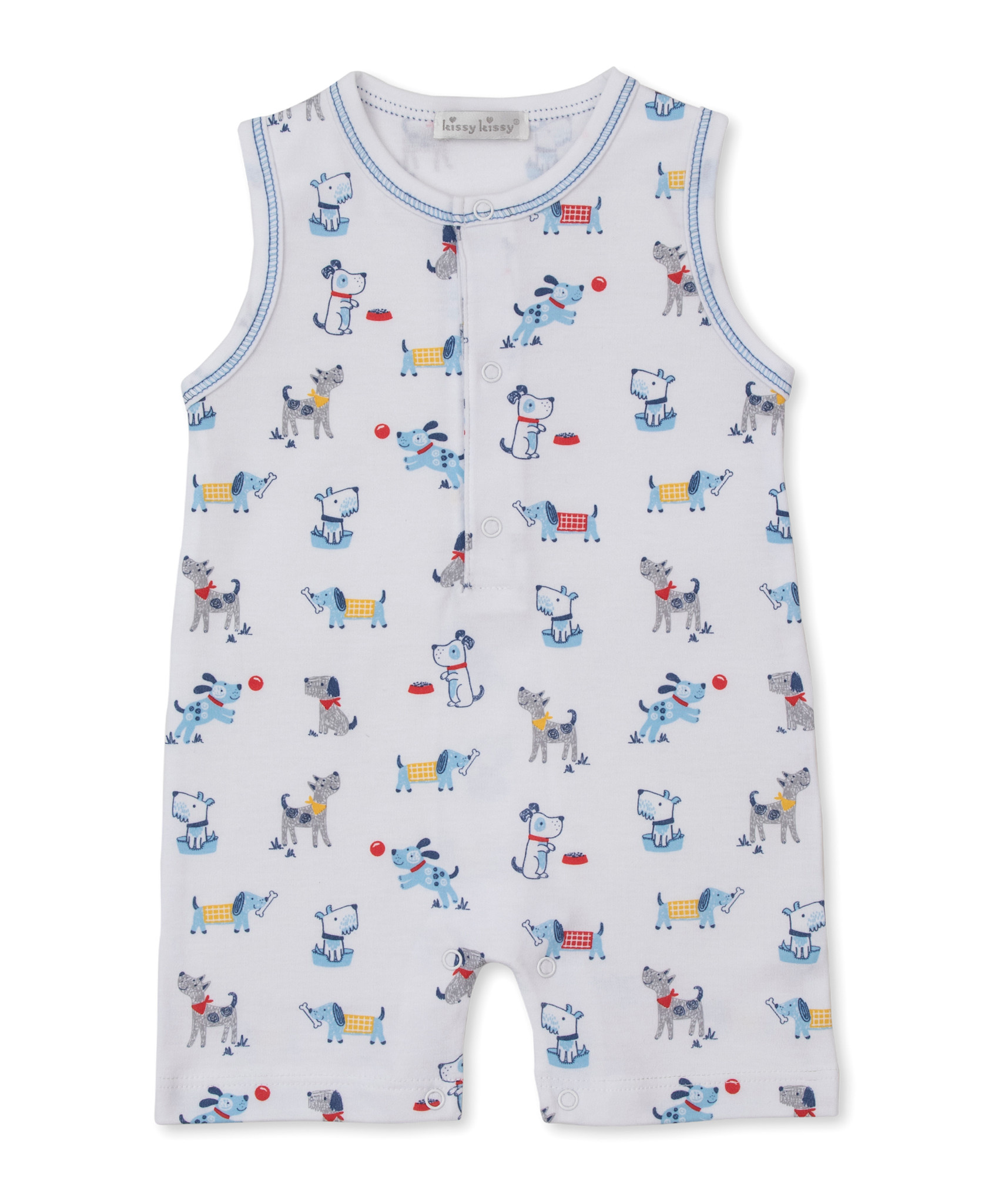 kissy kissy Kissy Kissy Puppy Patch Sleeveless Playsuit