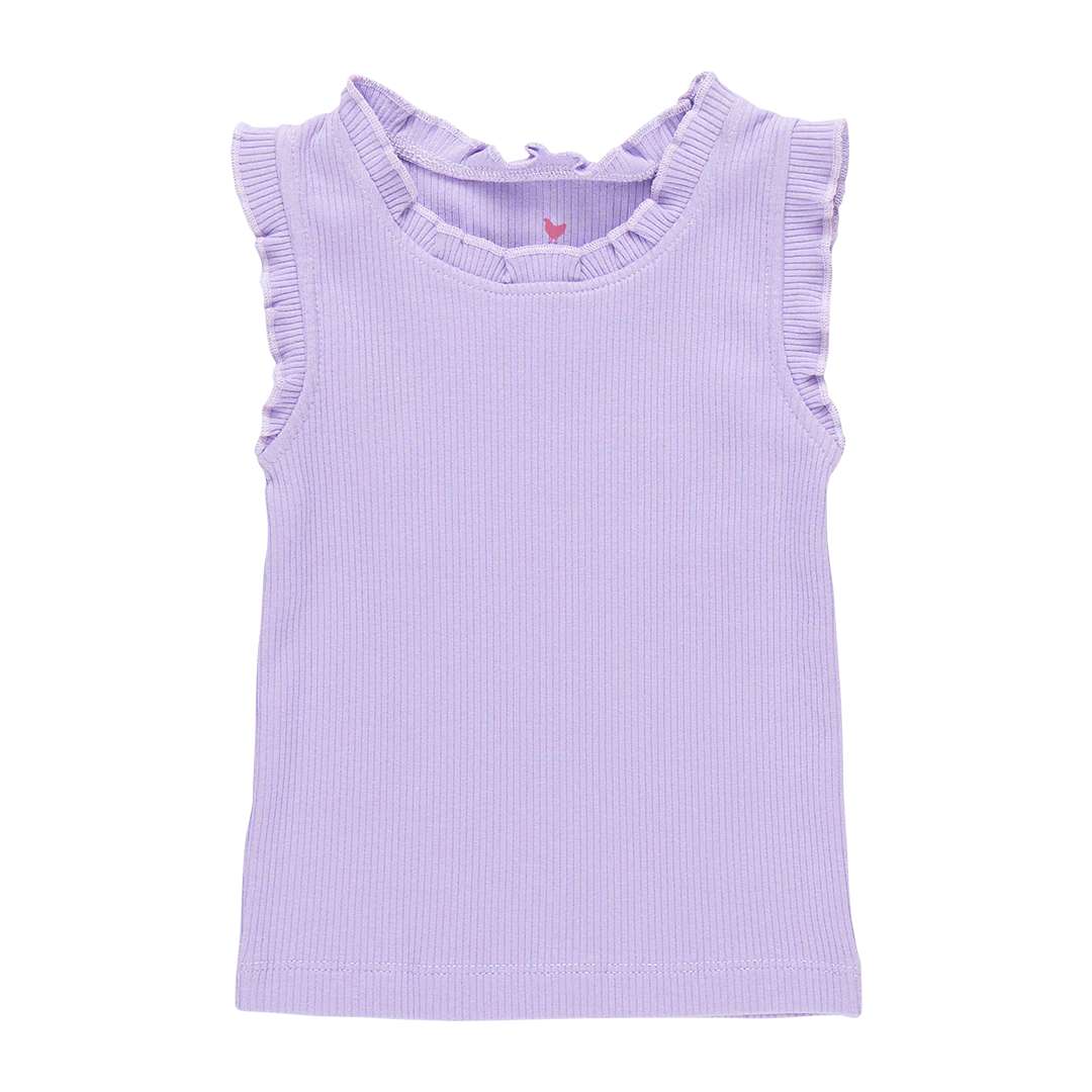 Pink Chicken Pink Chicken COOP Joy Ruffle Rib Tank