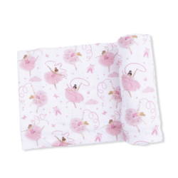Angel Dear Angel Dear Ribbon Ballerinas Swaddle Blanket