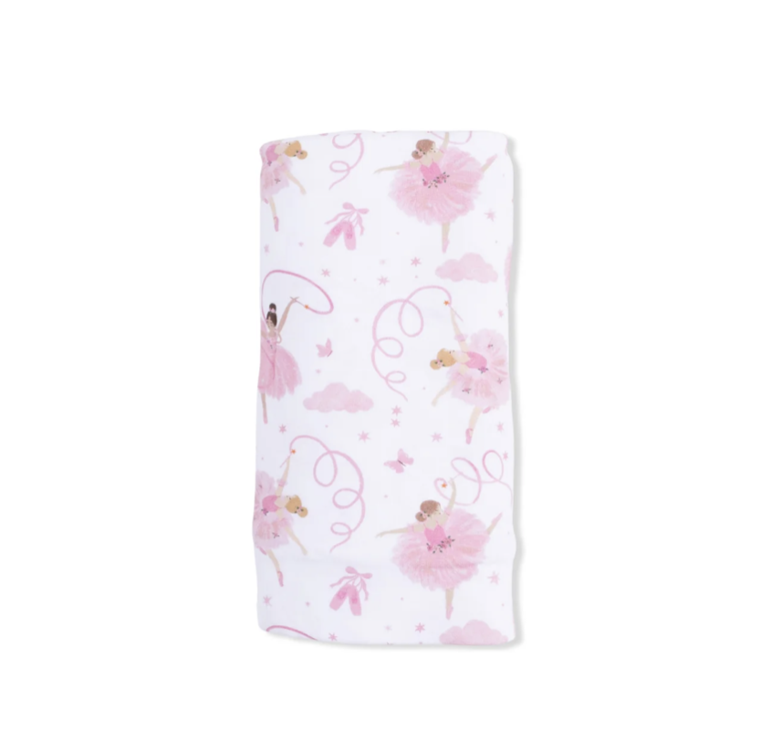 Angel Dear Angel Dear Ribbon Ballerinas Swaddle Blanket