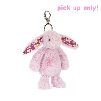 JellyCat JellyCat Thistlepop Blossom Bunny Bag Charm