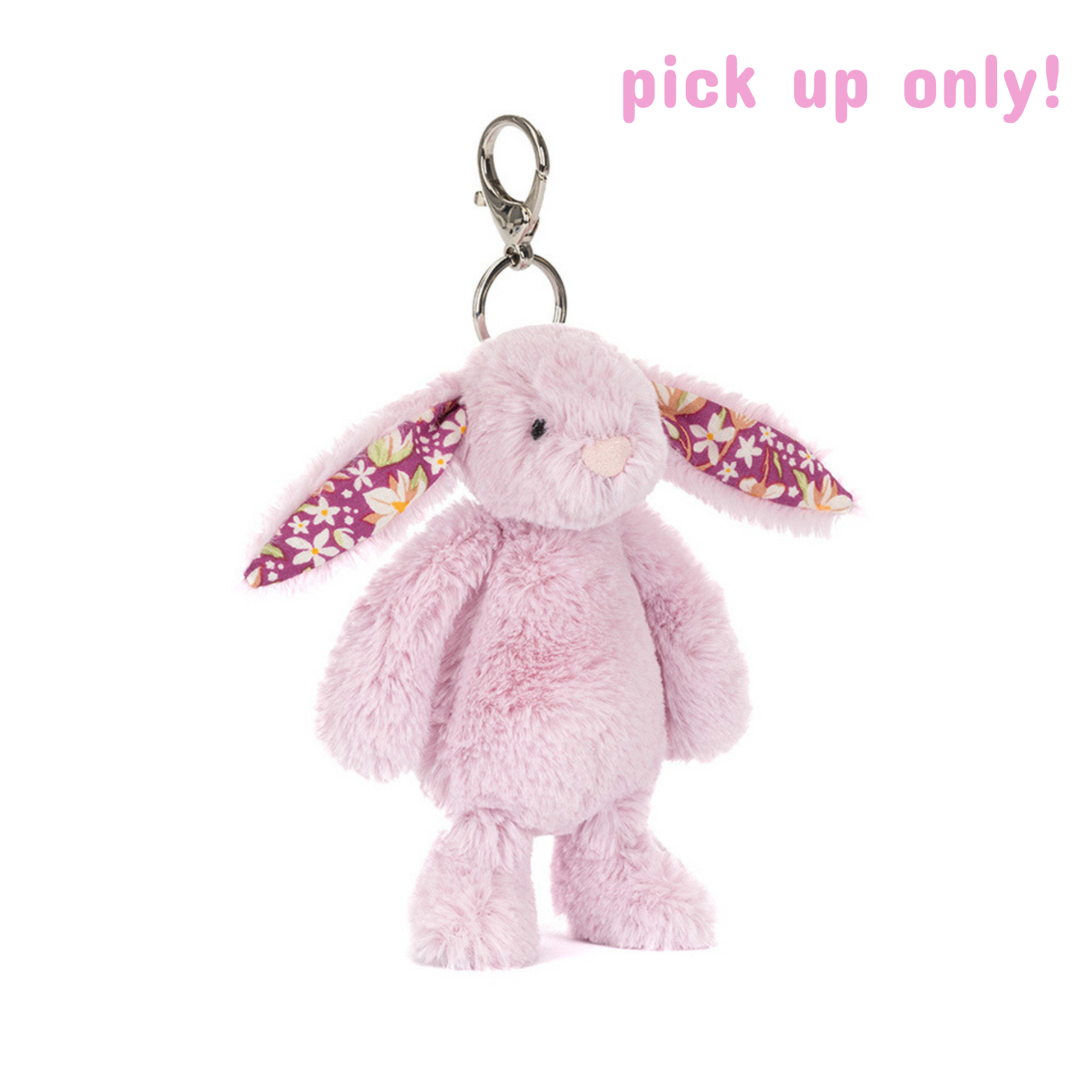 JellyCat JellyCat Thistlepop Blossom Bunny Bag Charm