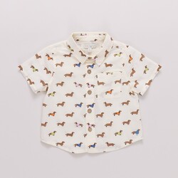 Pink Chicken Pink Chicken Dachshunds in Sweaters Jack Shirt