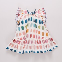 Pink Chicken Pink Chicken Harper Dress - Paint Swatches