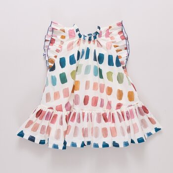 Pink Chicken Pink Chicken Harper Dress - Paint Swatches