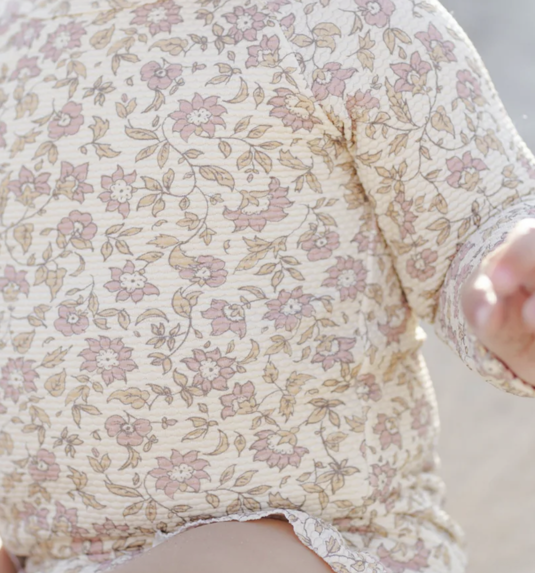 Quincy Mae Quincy Mae Dahlia Olivia Rashguard One-Piece