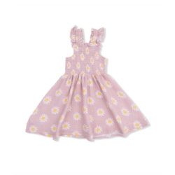 Angel Dear Angel Dear Caitlyn's Daisy Smocked Dress