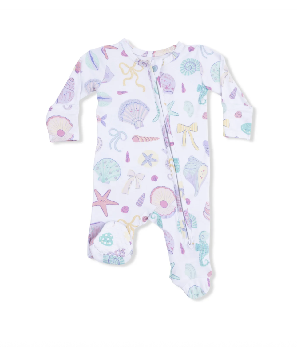 Angel Dear Angel Dear Beach Days 2 Way Zipper Footie