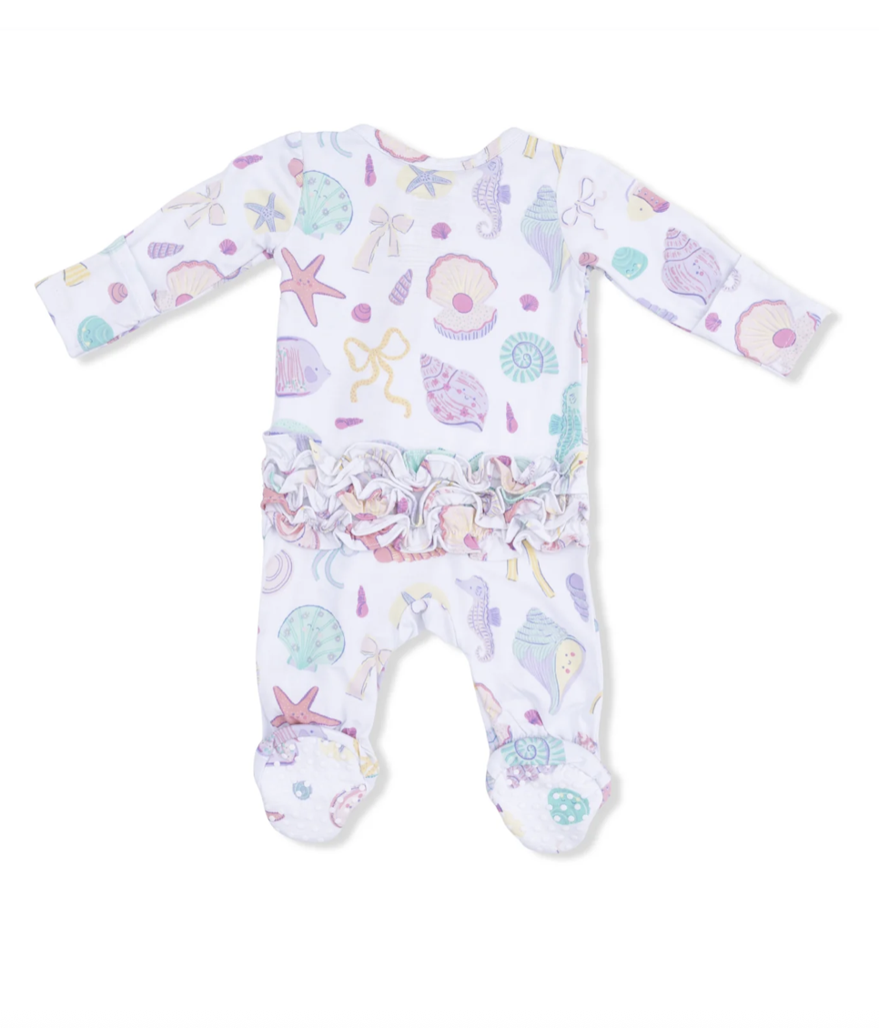 Angel Dear Angel Dear Beach Days 2 Way Zipper Footie