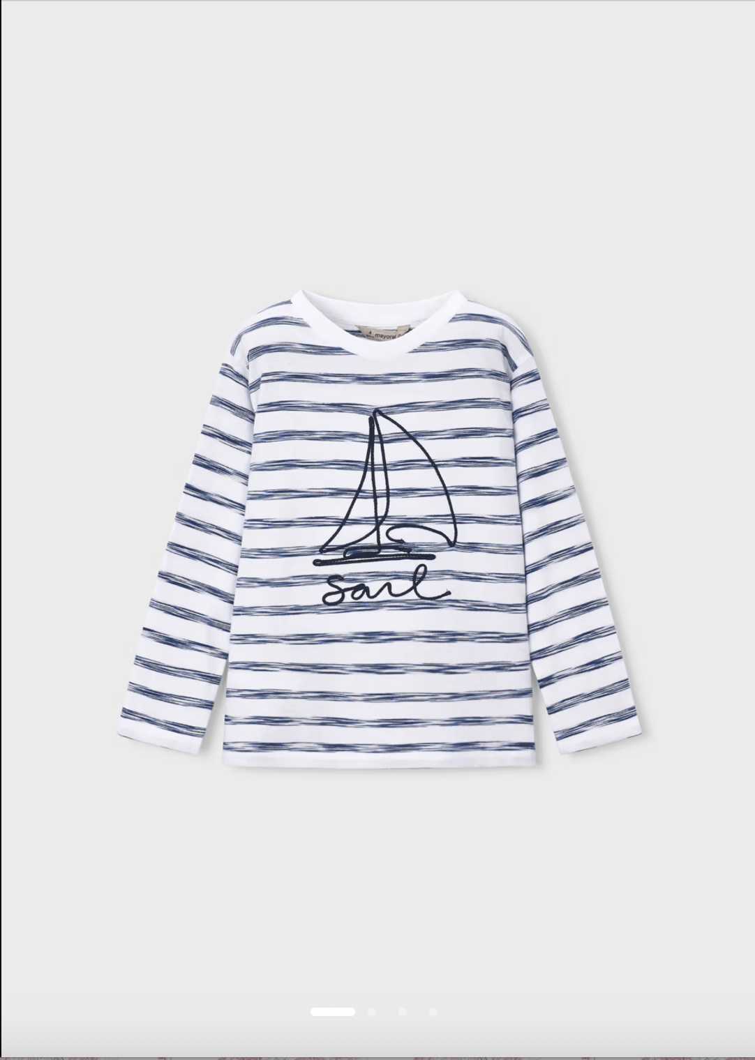 Mayoral Mayoral Sailboat Long Sleeve T-Shirt