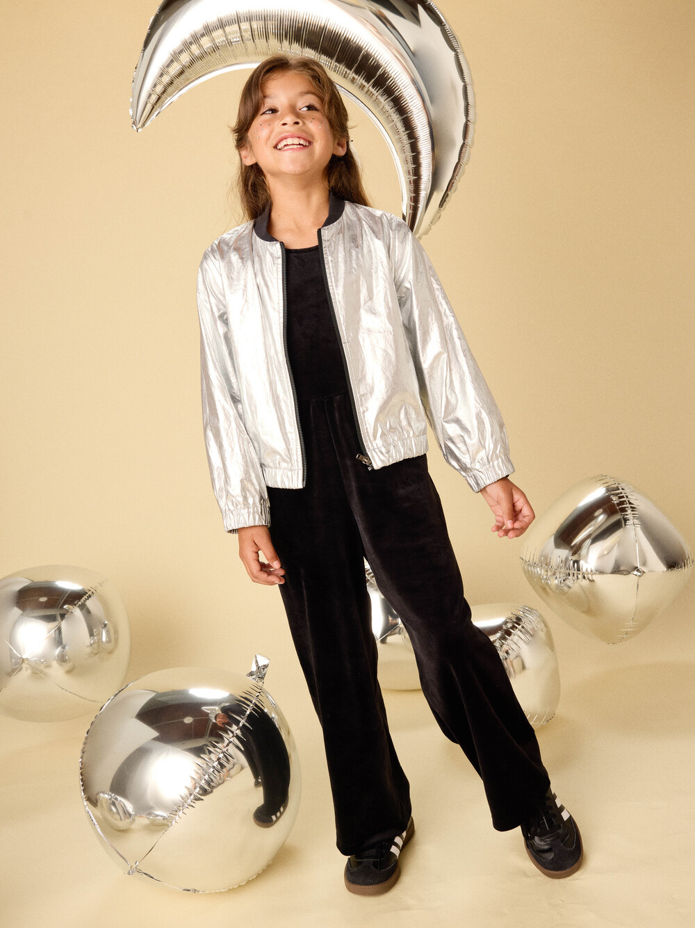 Tea Collection Tea Metallic Bomber Jacket