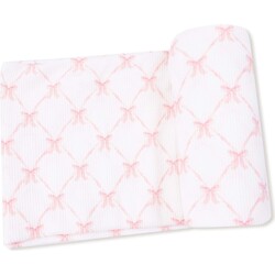 Angel Dear Angel Dear Ribbon Bow Trellis Swaddle Blanket