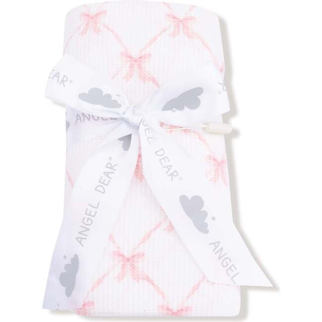 Angel Dear Angel Dear Ribbon Bow Trellis Swaddle Blanket