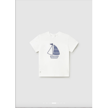 Mayoral Mayoral Short Sleeve Sailboat T-shirt