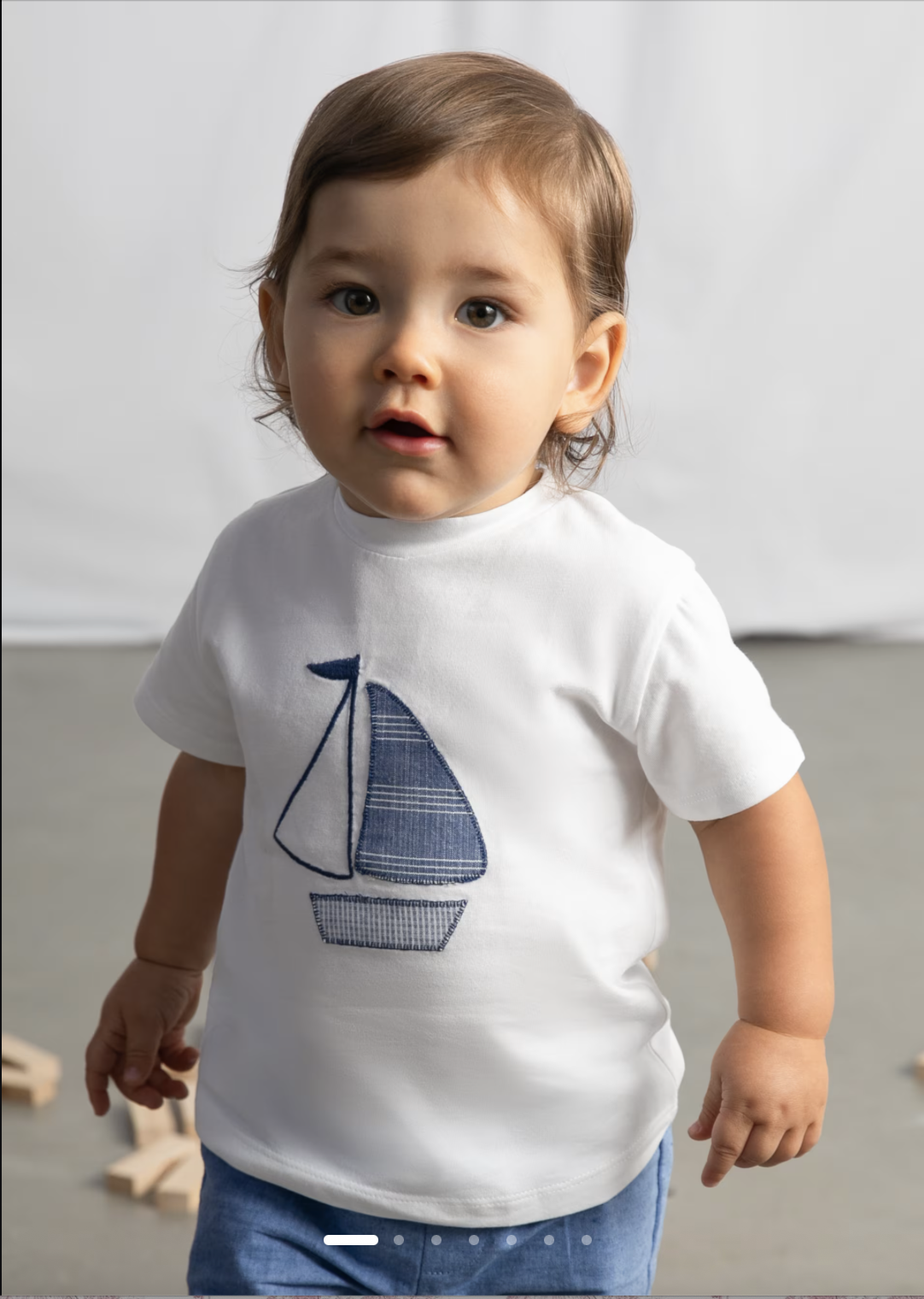 Mayoral Mayoral Short Sleeve Sailboat T-shirt