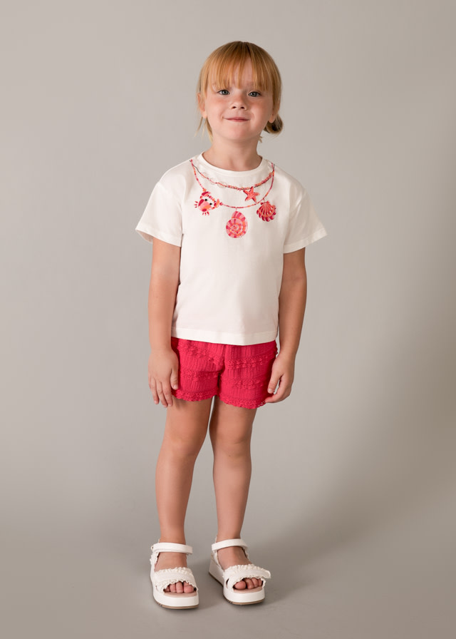 Mayoral Mayoral Beach Time T-Shirt + Shorts Set