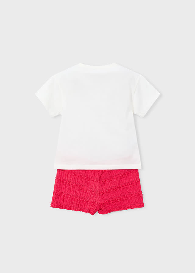 Mayoral Mayoral Beach Time T-Shirt + Shorts Set