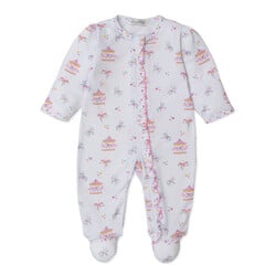 kissy kissy Kissy Kissy Carousel Magic Zip Footie