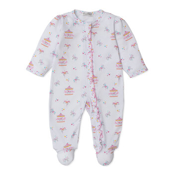 kissy kissy Kissy Kissy Carousel Magic Zip Footie