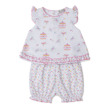 kissy kissy Kissy Kissy Carousel Magic Sunsuit Set