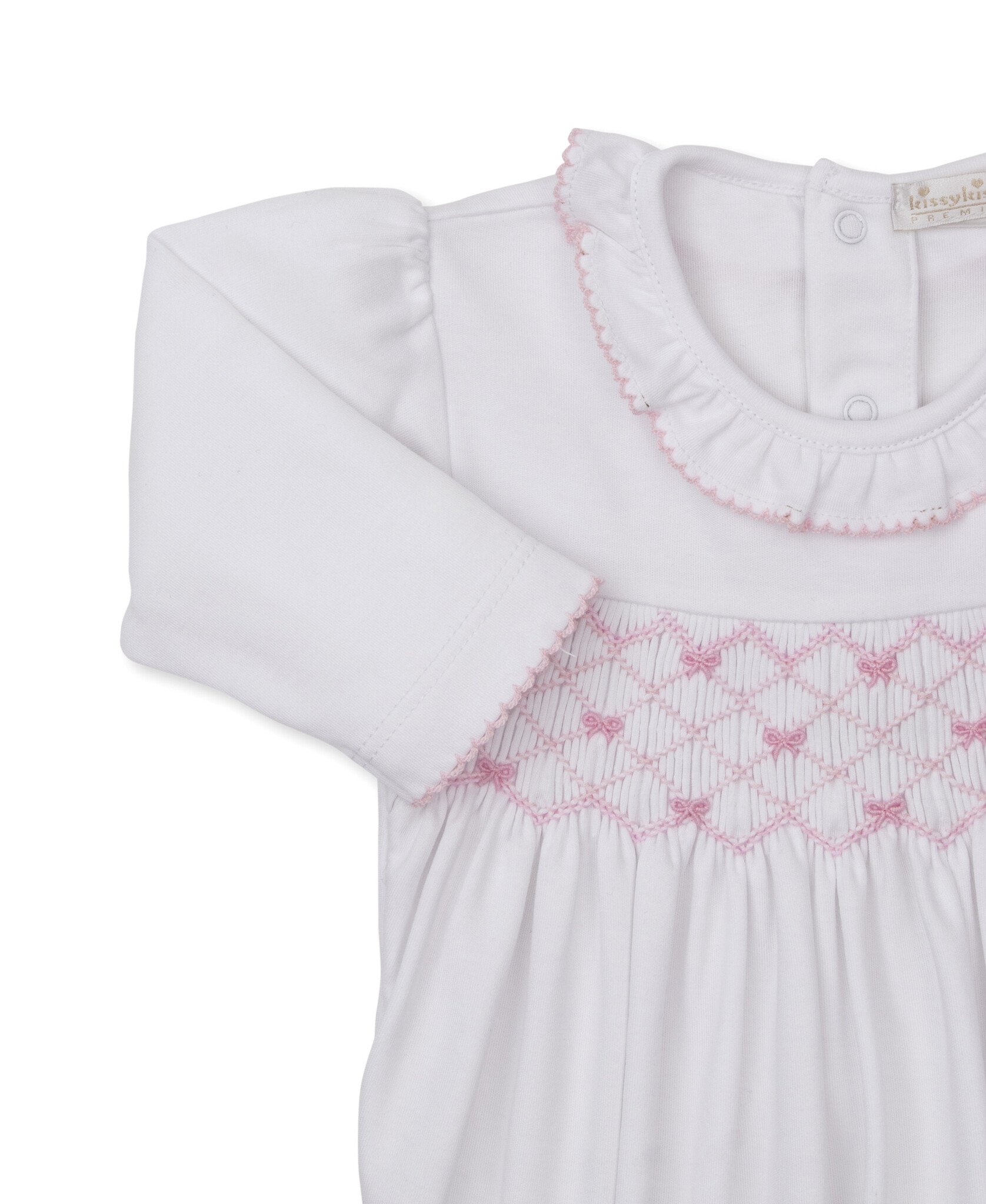 kissy kissy Kissy Kissy CLB Summer Bows Footie w/ Hand Smock