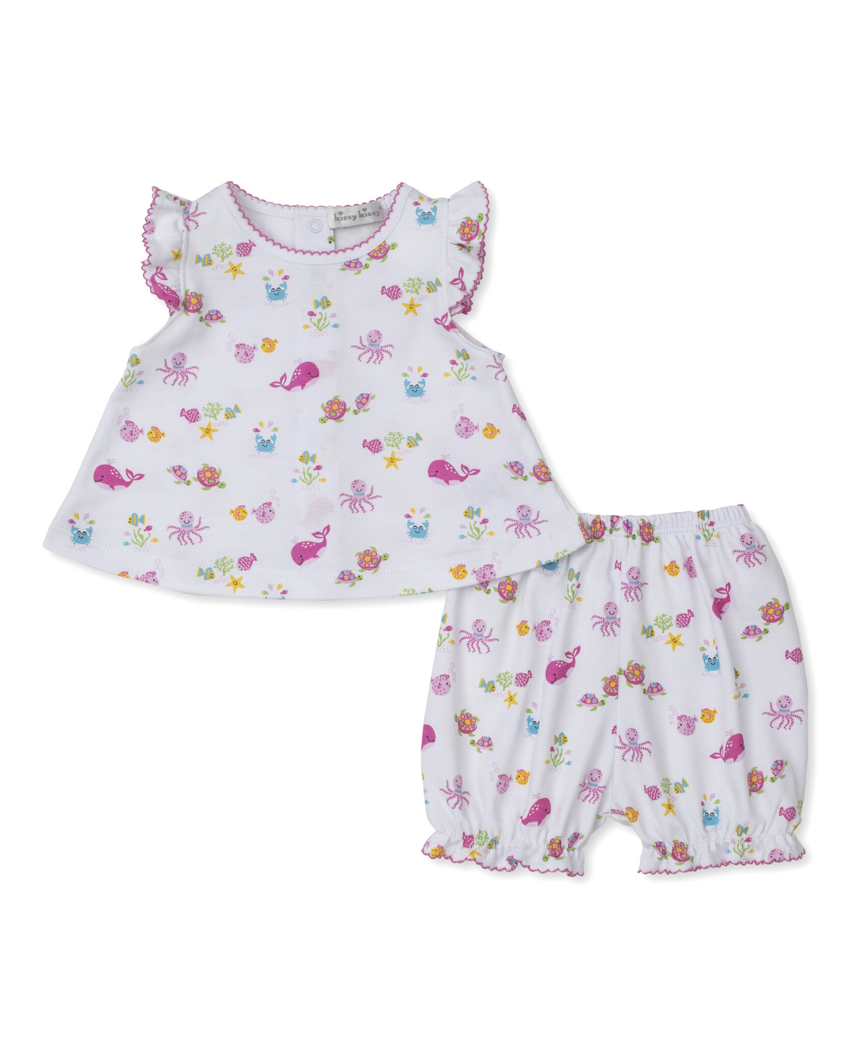 kissy kissy Kissy Kissy Ocean Antics Sunsuit Set