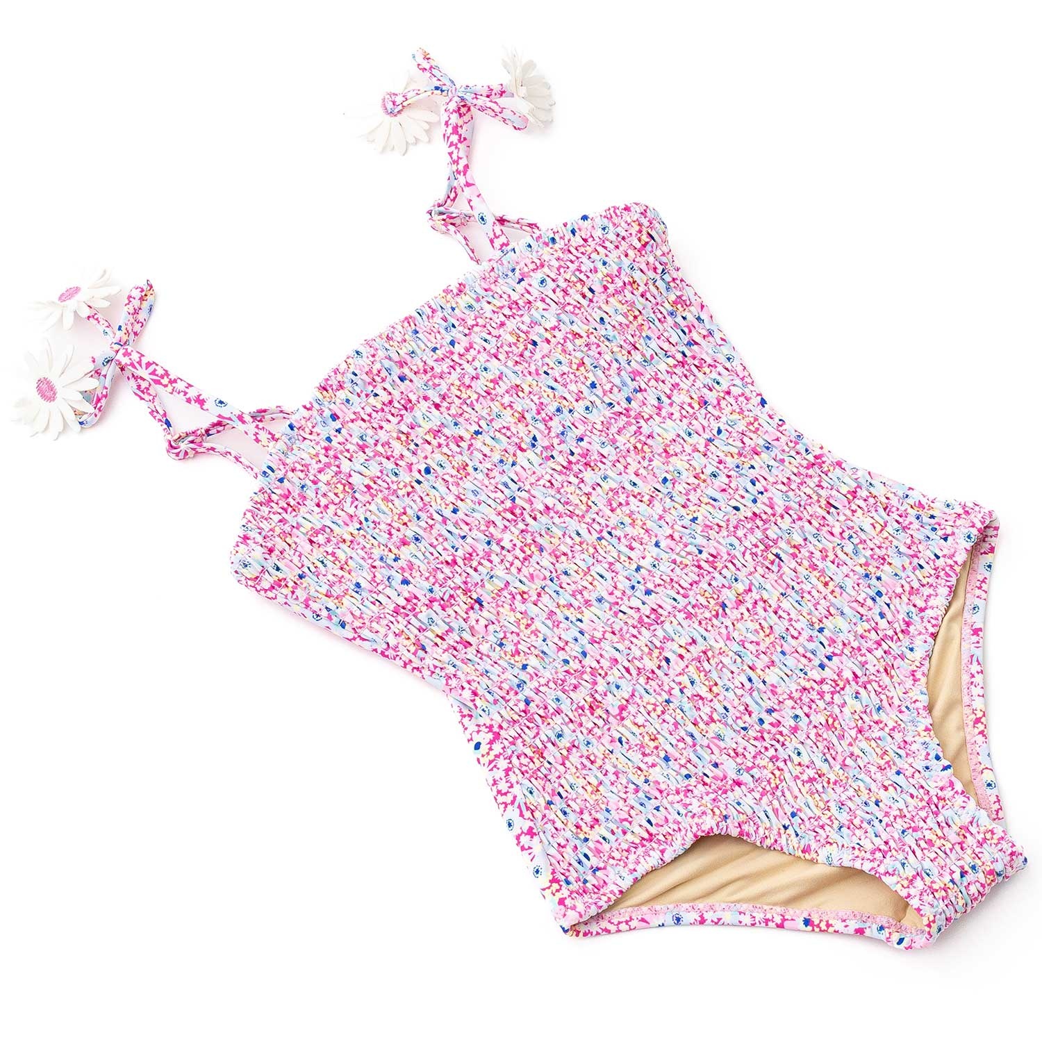 Shade Critters Shade Critters Smocked Electric Ditsy Swimsuit