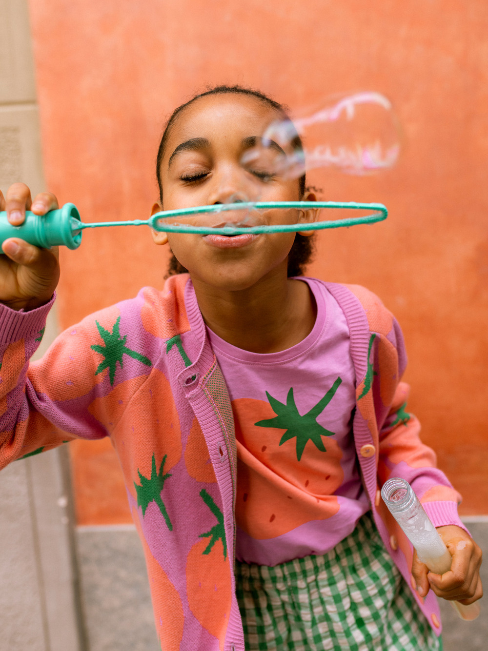 Tea Collection Tea Strawberry Iconic Cardigan