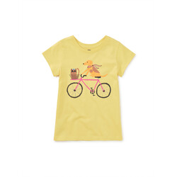 Tea Collection Tea Woof & Whisker on Wheels Graphic Tee