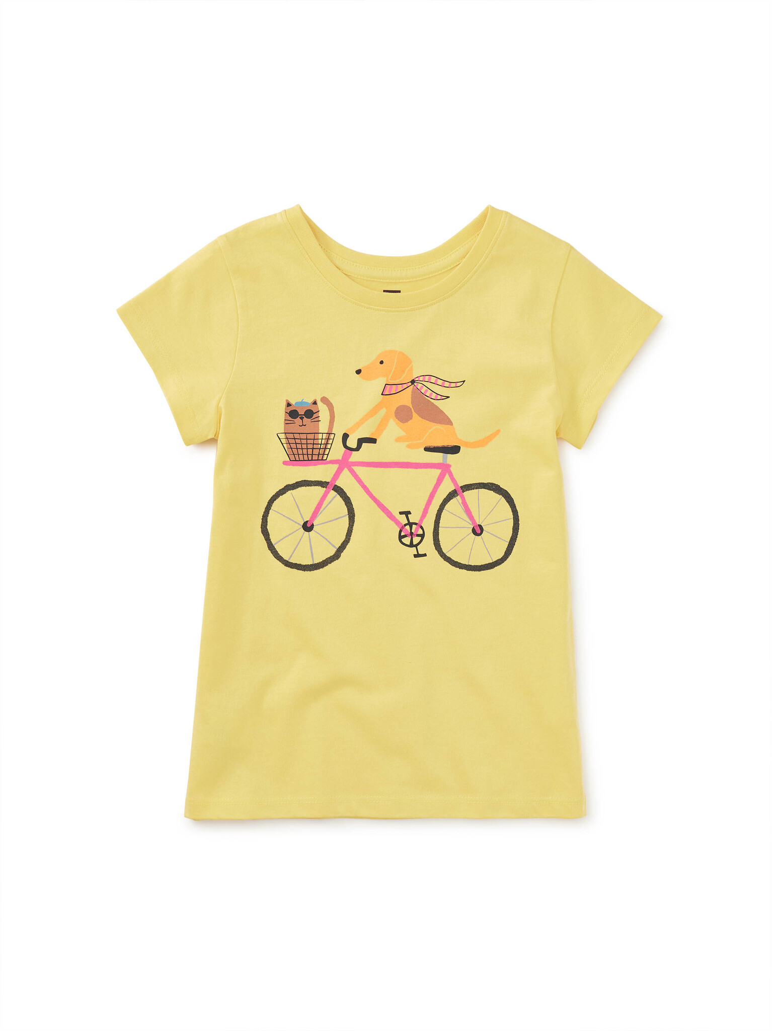 Tea Collection Tea Woof & Whisker on Wheels Graphic Tee