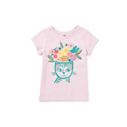 Tea Collection Tea Flora & Feline Graphic Tee