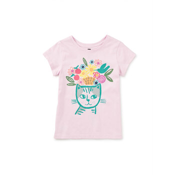 Tea Collection Tea Flora & Feline Graphic Tee