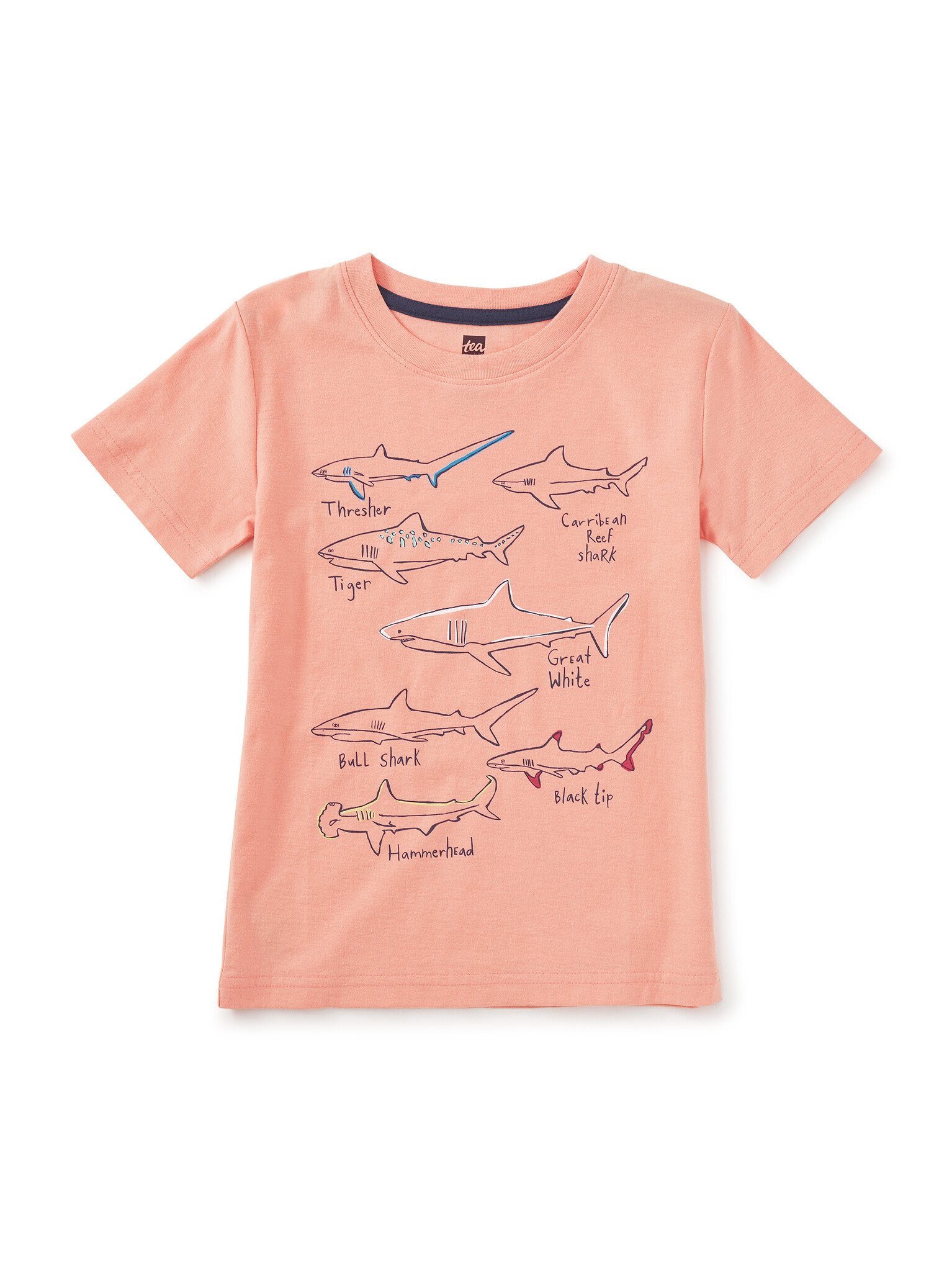 Tea Collection Tea Shark Tales Graphic Tee