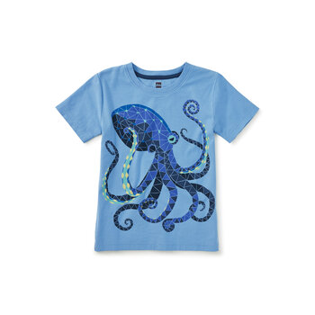 Tea Collection Tea Octopus Mosaic Graphic Tee