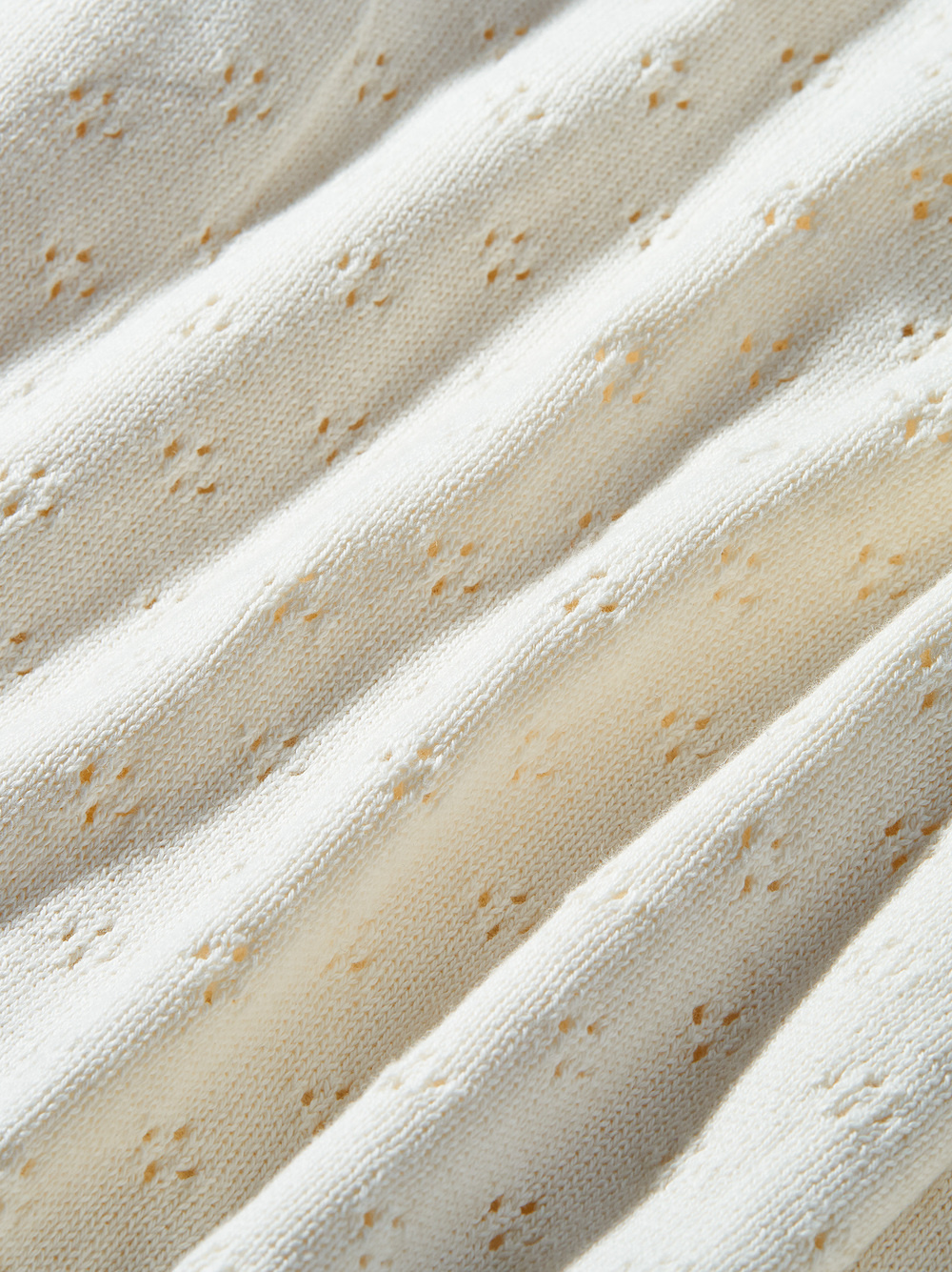 Tea Collection Tea Collared Pointelle Cardigan