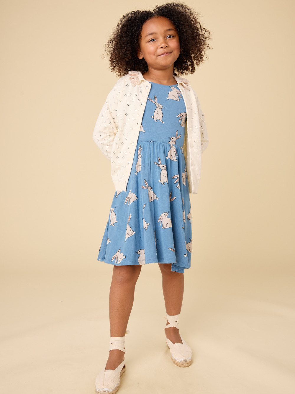 Tea Collection Tea Collared Pointelle Cardigan