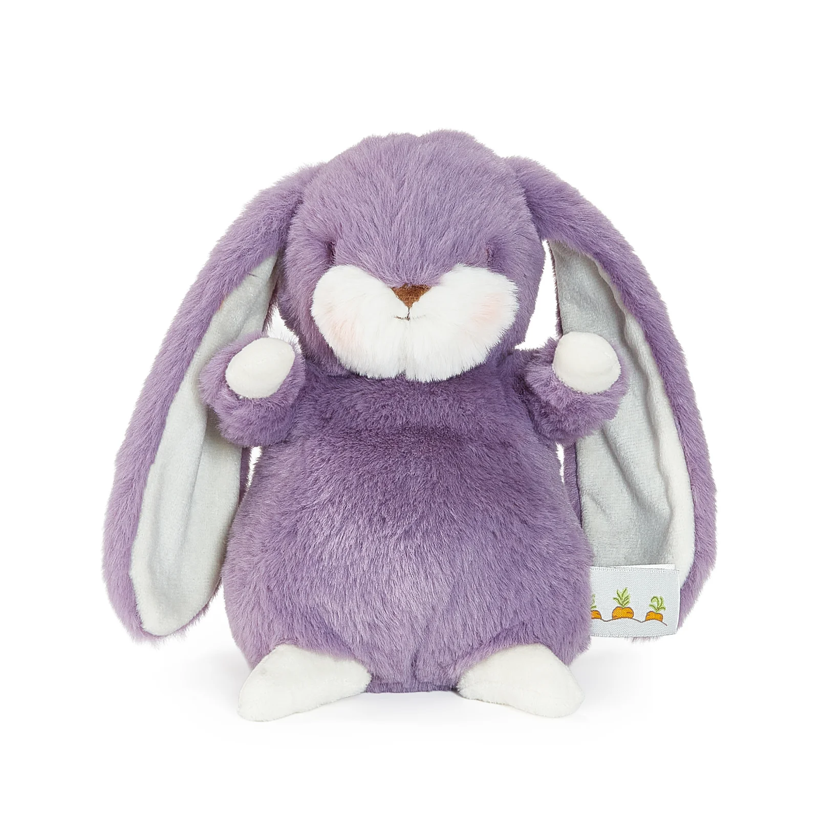 Bunnies by the Bay Bunnies by the Bay Tiny Nibble 8" Bunny- Amethyst