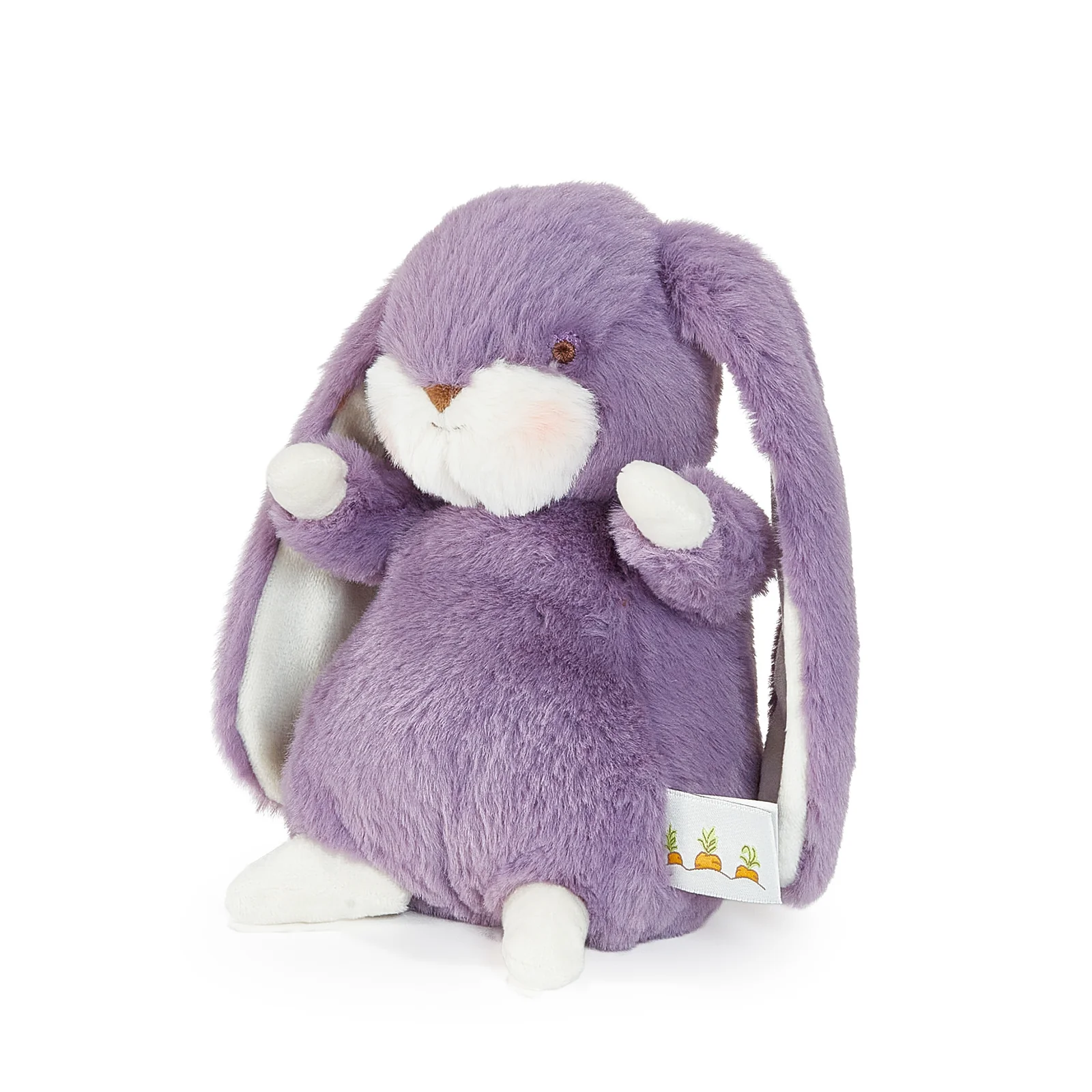 Bunnies by the Bay Bunnies by the Bay Tiny Nibble 8" Bunny- Amethyst