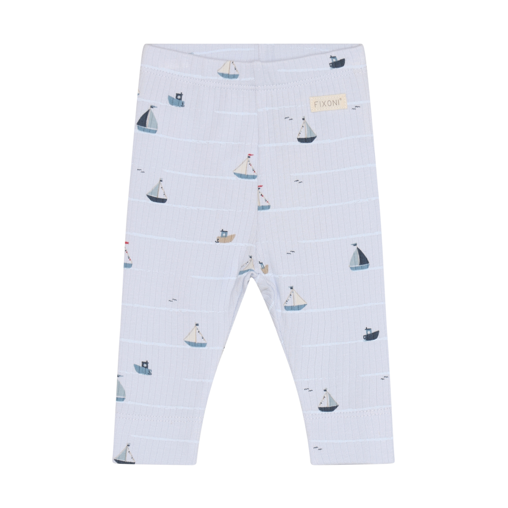 Fixoni Sail Boats Ribbed Leggings